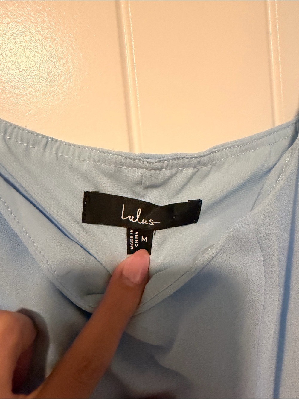 Lulu's Light Blue Spaghetti-Strap Maxi Dress - Picture 5 of 5